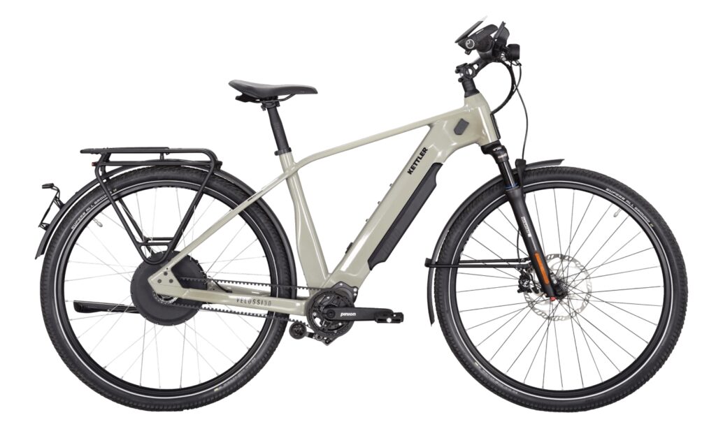 Kettler Velossi 3.0 speed pedelec with rear hub motor, integrated battery, and high-performance commuter design.